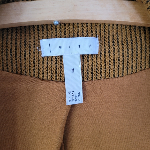 Nordstrom Leith Shacket cardigan goldenrod - Picture 3 of 5